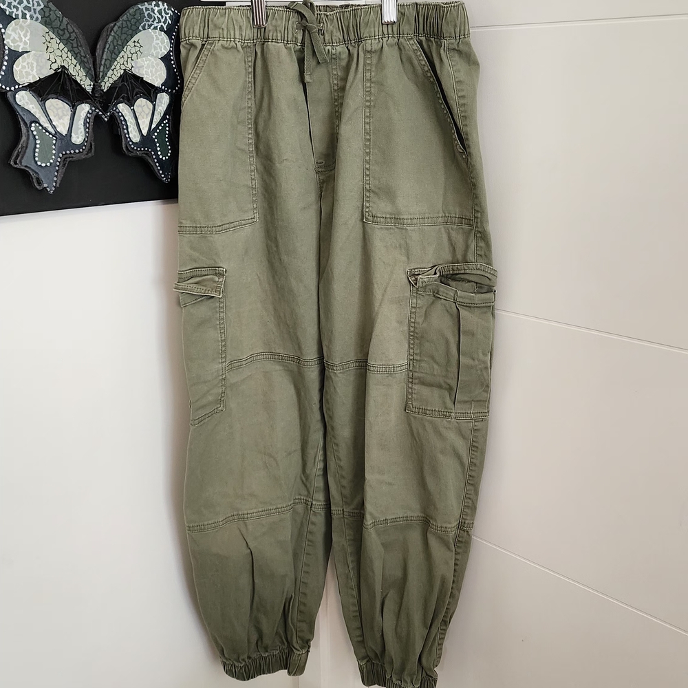 Aeropostale Men's Olive Cargo Joggers